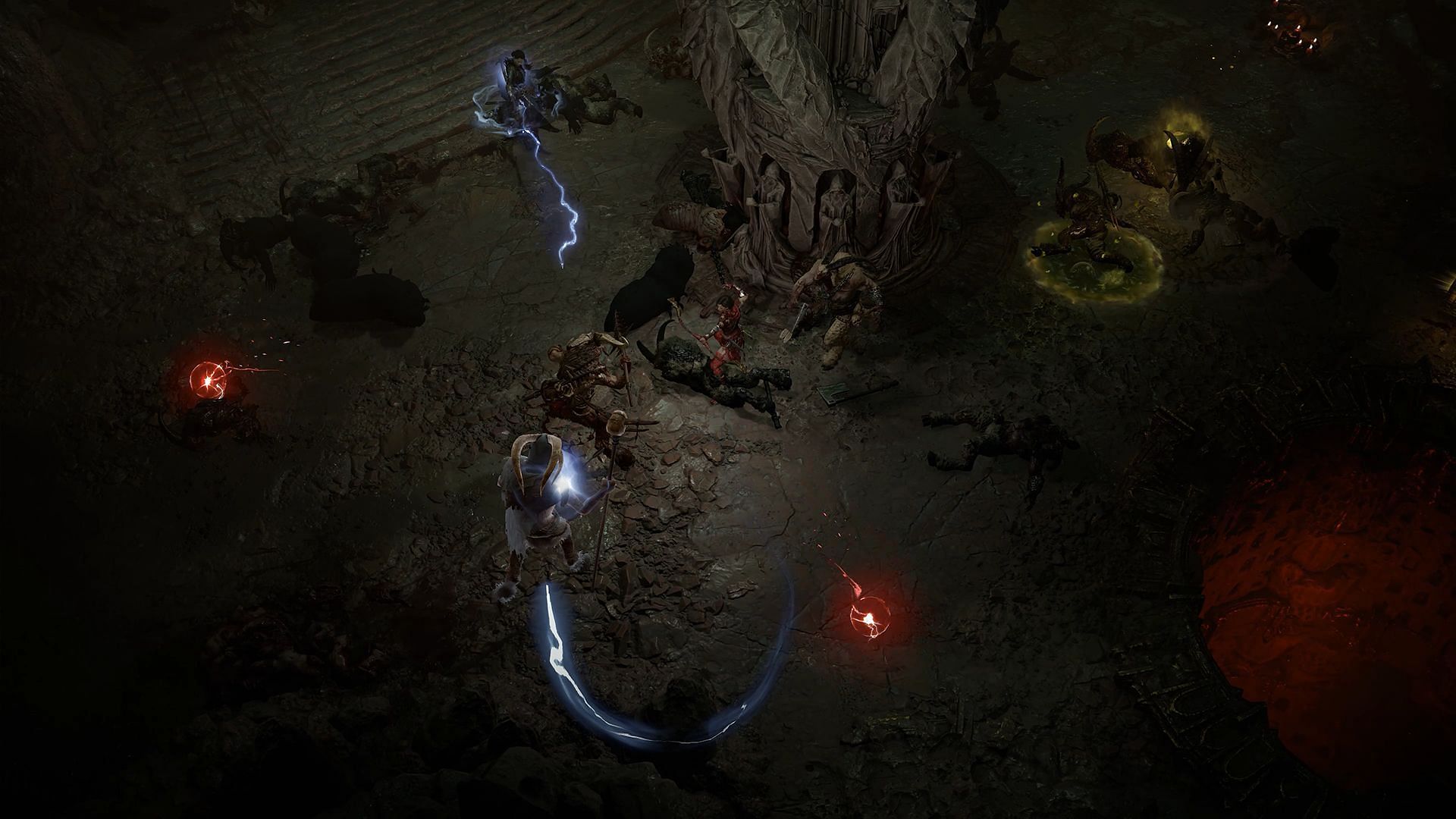 builds like Earth Spike Druid and Blight-Thorns Necromancer offer decent alternatives (Image via Blizzard Entertainment)